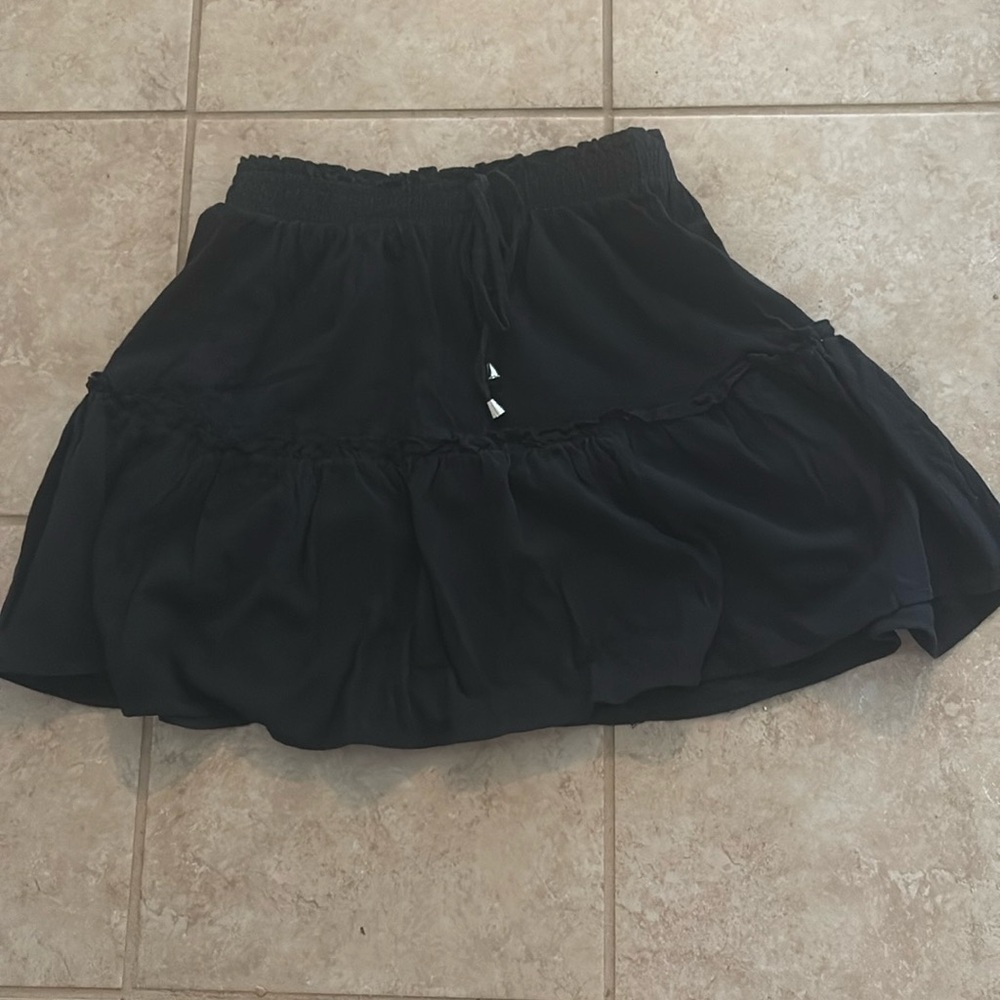 Black flowy skirt